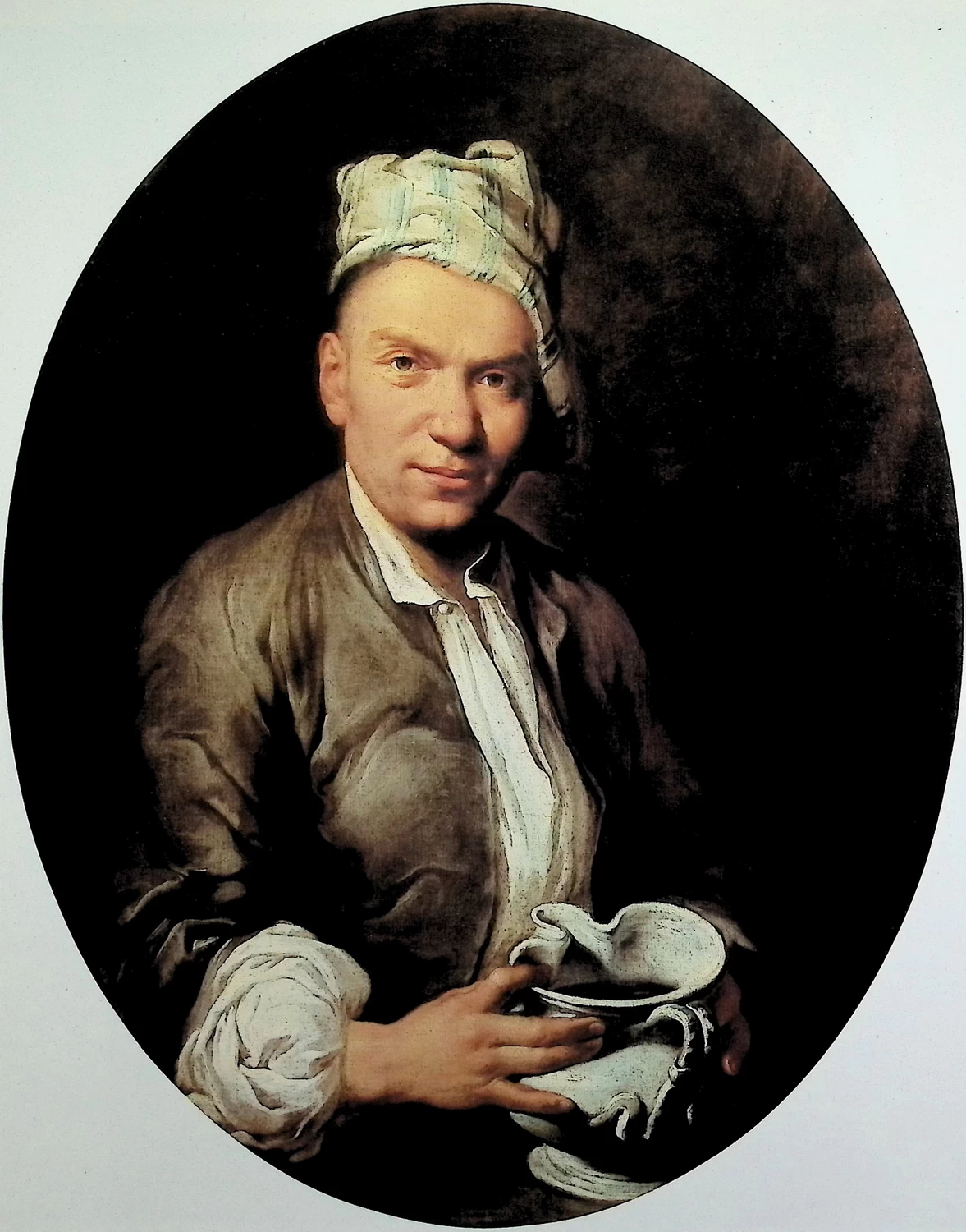 Giacomo Ceruti, il Pitocchetto - 108, Ritratto di uomo con boccale, Accademia Tadini, Lovere